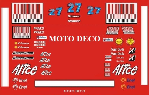 Moto GP Code Barre 2009