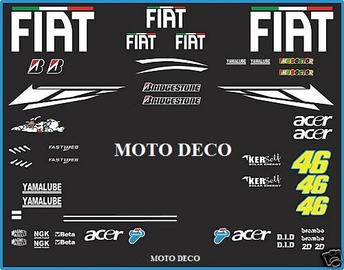Moto GP Fiat Rossi Pré-Saison 2009