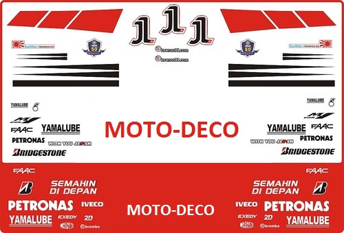 Moto GP Lorenzo Saison 2011 50 ans Yamaha