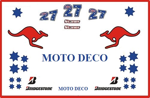 Moto GP Stoner pré-saision 2011